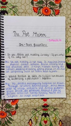 The Pot Maker Intext Question-Answers | Class 9th English Kaveri Chapter 2