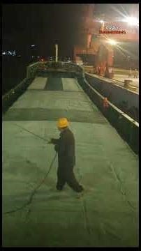 The cargo hold shown is filled with TMT Thermo Mechanically Treated bars also known as rebar or def