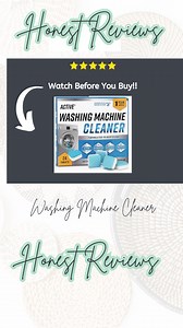 Watch Honest Review of the Active Washing Machine Cleaner on Amazon Live