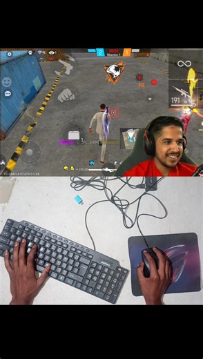 Free fire keyboard mouse gameplay gaming shorts | #shorts