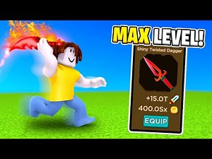 Unlocking THE STRONGEST WEAPON in roblox blade throwing