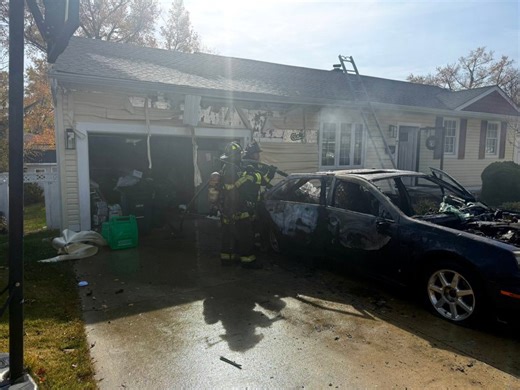 PGFD: No one hurt after vehicle catches fire, spreads to home