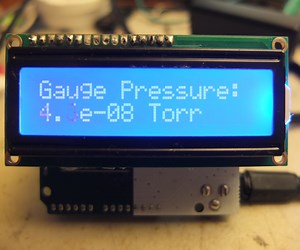 Arduino Inverted Magnetron Transducer Readout