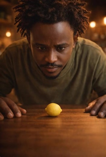 Unexpected Flying Lemon in Coffee Time!