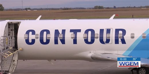 Contour makes first flight to and from Quincy