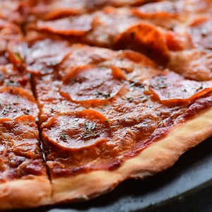 This Two Ingredient Pizza Dough Recipe is the easiest way to make homemade pizza dough. There’s no yeast and no waiting for the dough to rise! Just mix together these two ingredients and roll out the crust. Printable Recipe Card ➡️ https://www.thegunnysack.com/two-ingredient-pizza-dough-recipe/ | The Gunny Sack