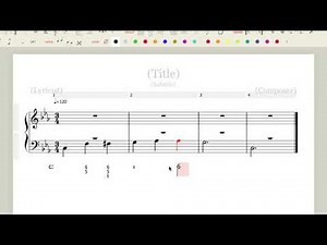 Making a Music Theory Worksheet
