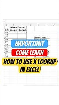 Excel XLOOKUP vs VLOOKUP #dataanalytics #xlookup #vlookup #yourbistar #exceltips
