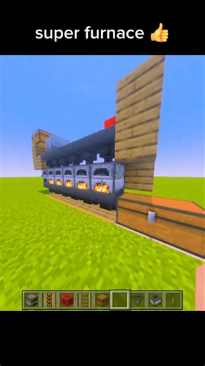 super furnace minecraft #minecraft #minecraftshorts #minecraftredstone #shorts