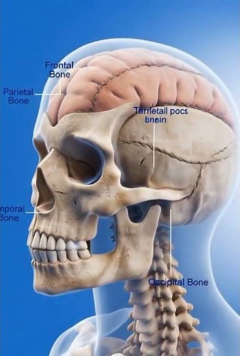 What Is the Axial Skeleton? Skull, Spine & Rib Cage Explained #anatomy #biology #healthshorts