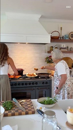 Pt. 7 I Sunday Supper: Fried Chicken, Sweet Potato Fries, & Strawberry Crumble Layered Cheesecake