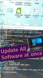 17K views · 1.8K reactions | Easy way to update softwares Update with cmd prompt #viralreels #computer #computertips #windows # | Gautam Kumar | Facebook