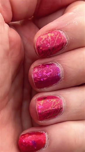 Second time stamping (ignore the clay on my nails from an art lesson)