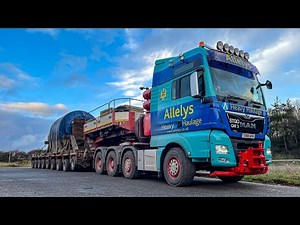 Allelys Heavy Haulage move huge 92t Armature