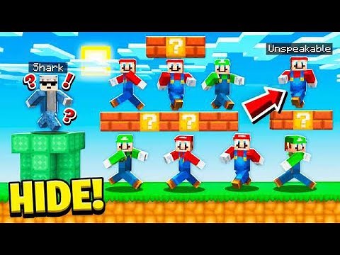 EXTREME HIDE & SEEK SUPER MARIO EDITION!