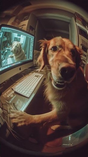 Dog Learns Computers In One Night!