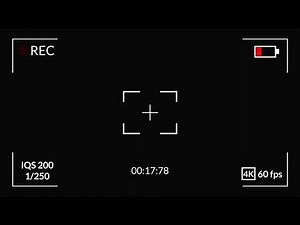 Camera recording overlay animation vedio.