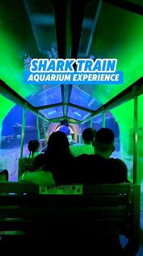585K views · 11K reactions | Have you ever seen a train that goes underwater? This is the coolest thing we have ever seen before! Y'all actually have to check out this aquarium experience! 麗 It is a super fun thing to do with kids in Houston. You can purchase this experience outside of the Houston downtown aquarium.  #houston #aquarium #texas | The Texas Family | Facebook