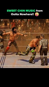 Best sweet chin music in WWE Games !! 🔥 #wwe #wwegame #hbk #wrestling | EspacioNX