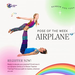 律‍♂️ Yoga Pose of the Week: Airplane! ✈️ Soar high with the Airplane...