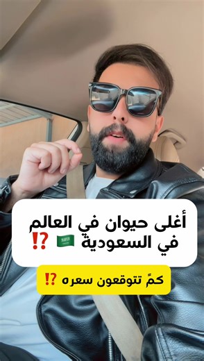 محمد بن درع: أغلى حيوان في العالم بسعر 53 مليون دولار