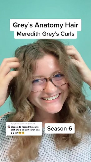 Reply to @kyliesummerr thanks for the request! #greysanatomy#greysanatomyhair#easyhairstyletutorial#curls#easyhair#hairstyles#meredithgrey