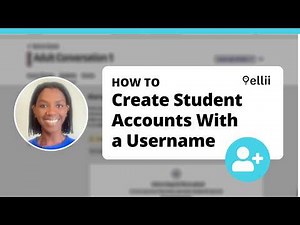 How to Create Student Accounts With a Username