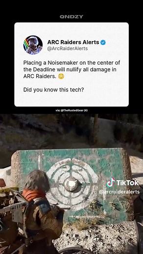 Placing a Noisemaker on the center of the Deadline will nullify all damage in ARC Raiders. 😳 #Gaming #Gamer #ARCRaiders #TheFinals #Extraction #ExtractionShooter #PlayStation #Steam #PCGaming