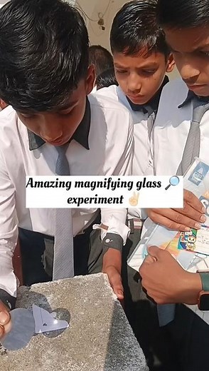 magnifying glass experiment #shorts #shorts #science