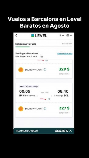 Evelyn - Viaja muy barato on Instagram: "Vuelos a Barcelona #vuelos #pasajes baratos #viajeros #aerolíneas"