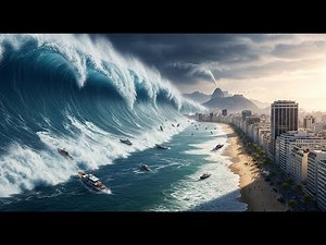 Mega Tsunami 2025 Atinge o Brasil | Filme de Tsunami (4K)