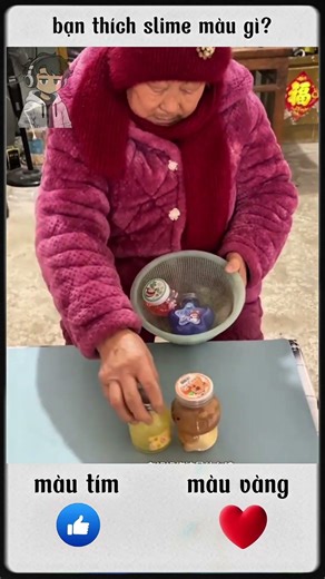 con thích slime màu hồng ă bà #shorts #cute