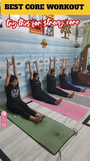 Core workout #coreworkout #corestrength #core ‪@_.yogastudio._‬