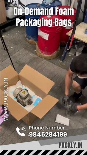 🚀 Protect Smarter with On-Demand Foam Packaging Bags! 🚀