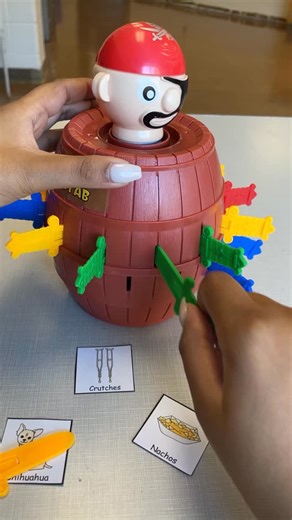 Here’s another way to use Pop-Up Pirate in your speech therapy sessions! This game is a total goldmine for practicing speech—I could make a whole series 😅 How do you like to use Pop-Up Pirate in your sessions? #SLPTools #SpeechTherapyFun #PopUpPirate #speechtherapy #speechtherapyideas #speechtherapygames | Lingua Linguine