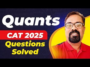 Target 95+ percentile - Smart techniques to solve Algebra questions in CAT'25