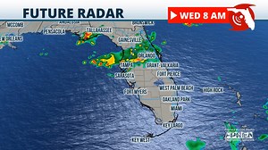 Future Radar for today shows north and central FL will get the motherload of the rain this morning, but the rest of the Peninsula and Panhandle get active this afternoon. The strongest storms will be very heavy and gusty so stay alert for flooding when traveling today. | Florida Storms