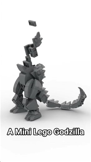 A Mini LEGO Godzilla MOC #lego #godzilla
