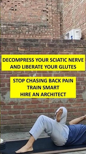 Glute & Sciatic Relief: Supine Figure-Four Stretch for Kettlebell Athletes #Shorts