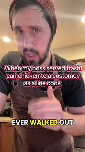 Kitchen Stories: That time my chef served trash can chicken to a customer #fyp #storytelling #kitchenfacts #recipes #cookingtips