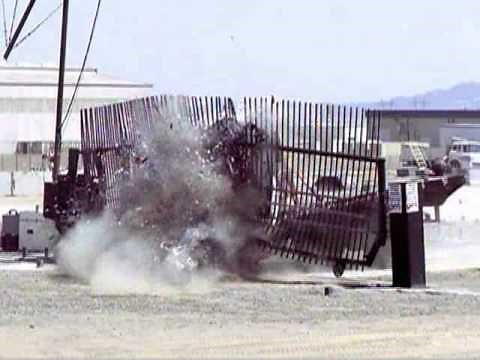 K-12 Crash Barrier Fence System Testing