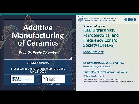Additive Manufacturing of Ceramics