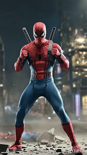 Spider man vs Deadpool fight