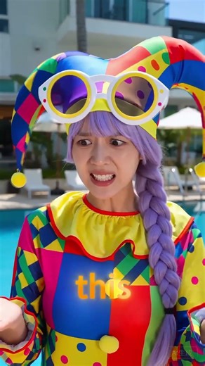 Lumi's bubble morph at the pool!