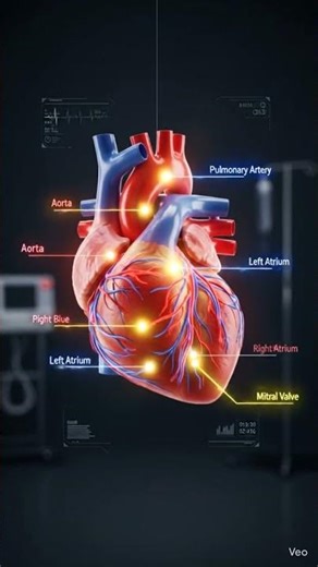 3D Beating Heart Model | Detailed Medical Anatomy Visualization