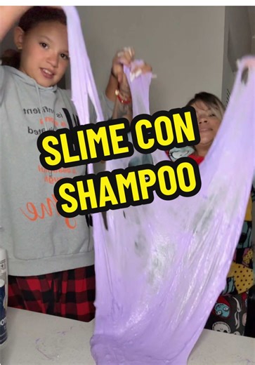 SLIME con SHAMPOO #slime #purple | slime