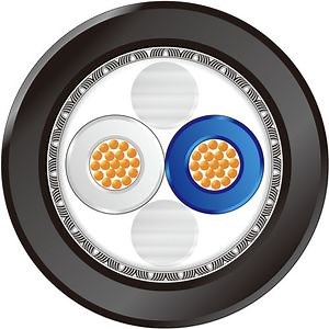 RS485 Cable 1*2*0.25 120ohm Fd PUR Communication Cable Control Cable