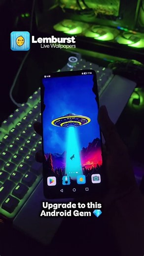 Advanced Parallax Effect UFO 🛸| Live Wallpapers | #shorts #android #wallpaper