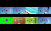 Mix of 8 videos from youtube : 8 Numberblocks Intros