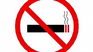一起画禁止吸烟标识